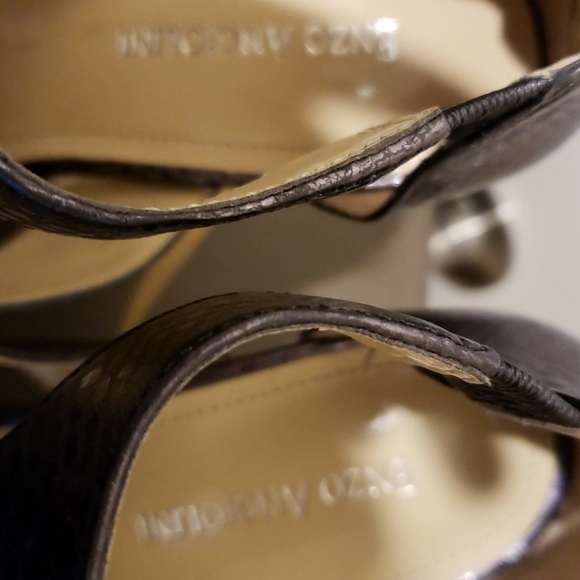 Enzo Angiolini Dossil wedge leather Sandals - Picture 6 of 8